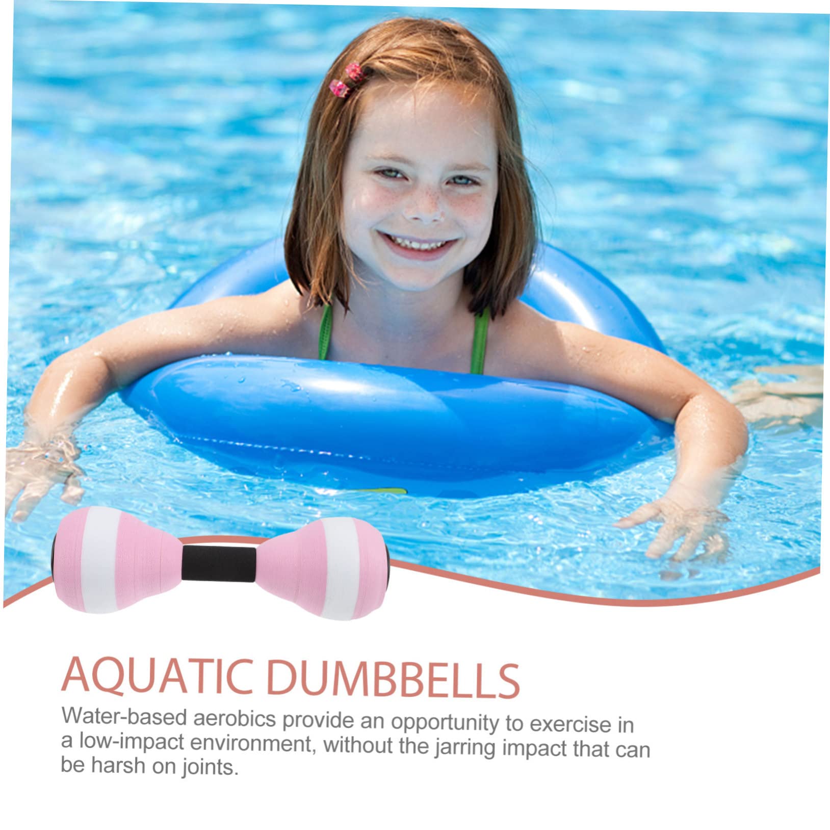 Sosoport 2paia Manubri Galleggianti per Esercizi Acquatici Attrezzatura per Fitness Piscina per Allenamento Riabilitazione e Acquagym