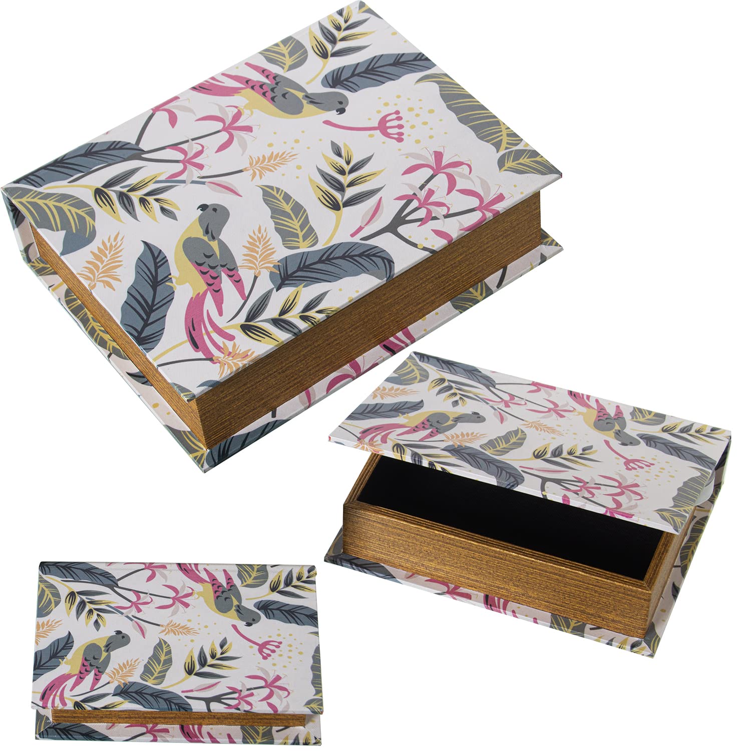Cajas libros decorados pour cacher le désordre du salon avec élégance