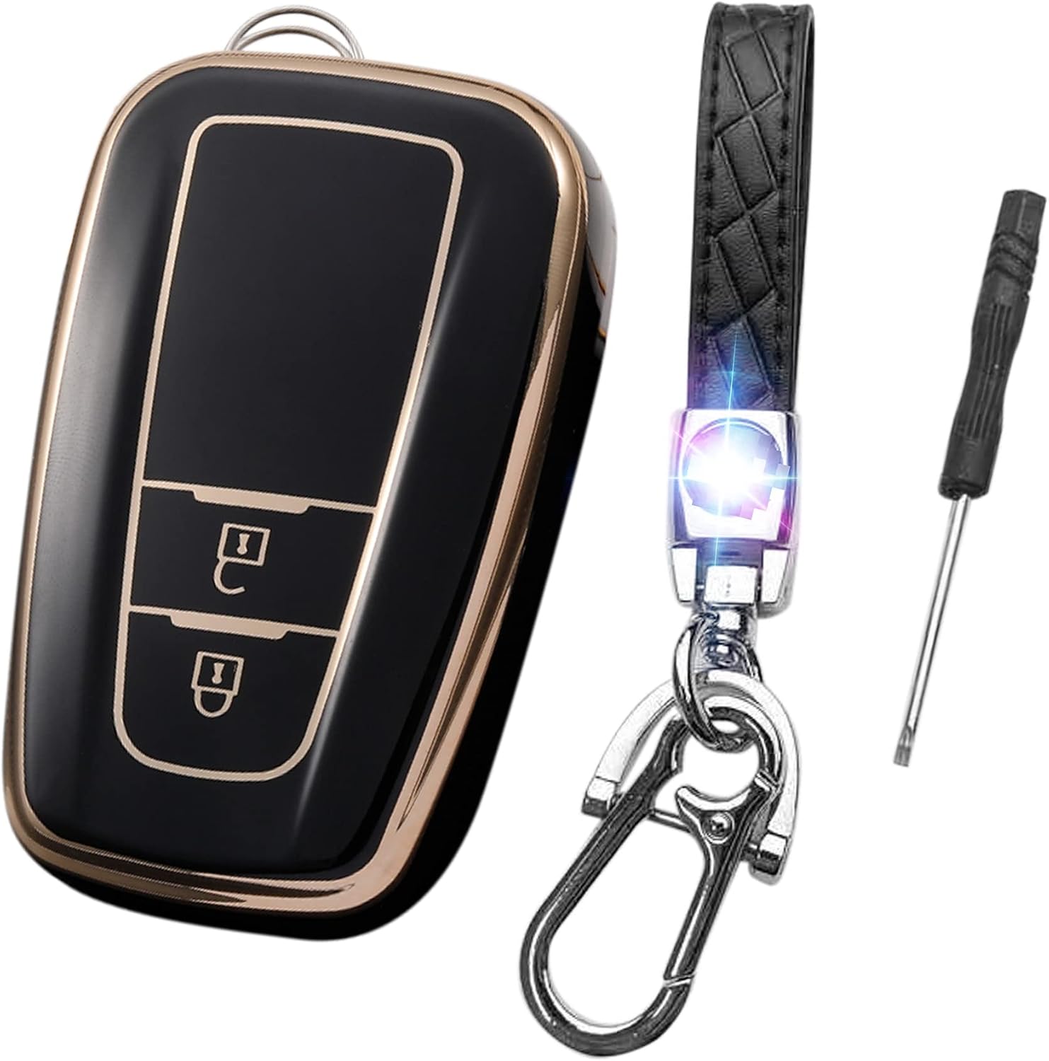 超目玉 Postek トヨタ ス マートキーカバーに適用車のキーカバーキーホルダー オシャレ 手触りいい 高級 C Hr 新型 クラウン 50系 プリウス 70カムリ ランドクルーザー プラド 150 後期 2ボタン Speksnijder Com