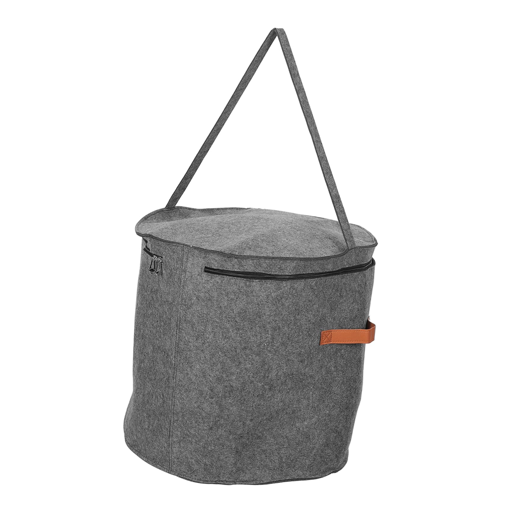 MUCKLILY Boxes Hat Storage Box Hats Storage Hat Case for Hat Holder Hat Bags for Travel Hat Holder for Trucks Storage for Hats Hat Carrier Case for Travel Non-woven Fabric Grey