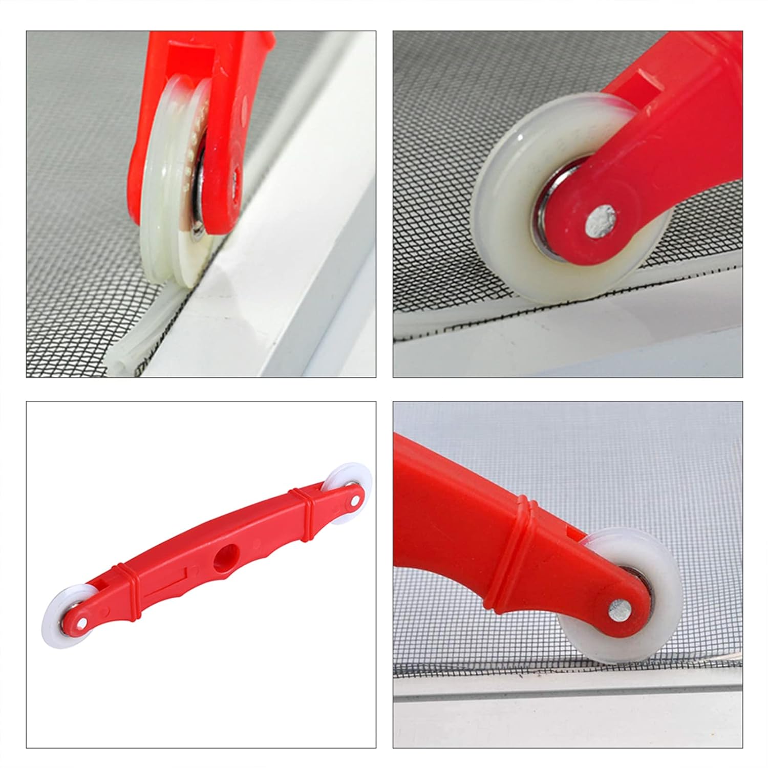 Screen Door Window Installation, Screen Roller Tool Screen Spline Installation Tool Hand Spline Roller Rolling Tool Nylon Handle