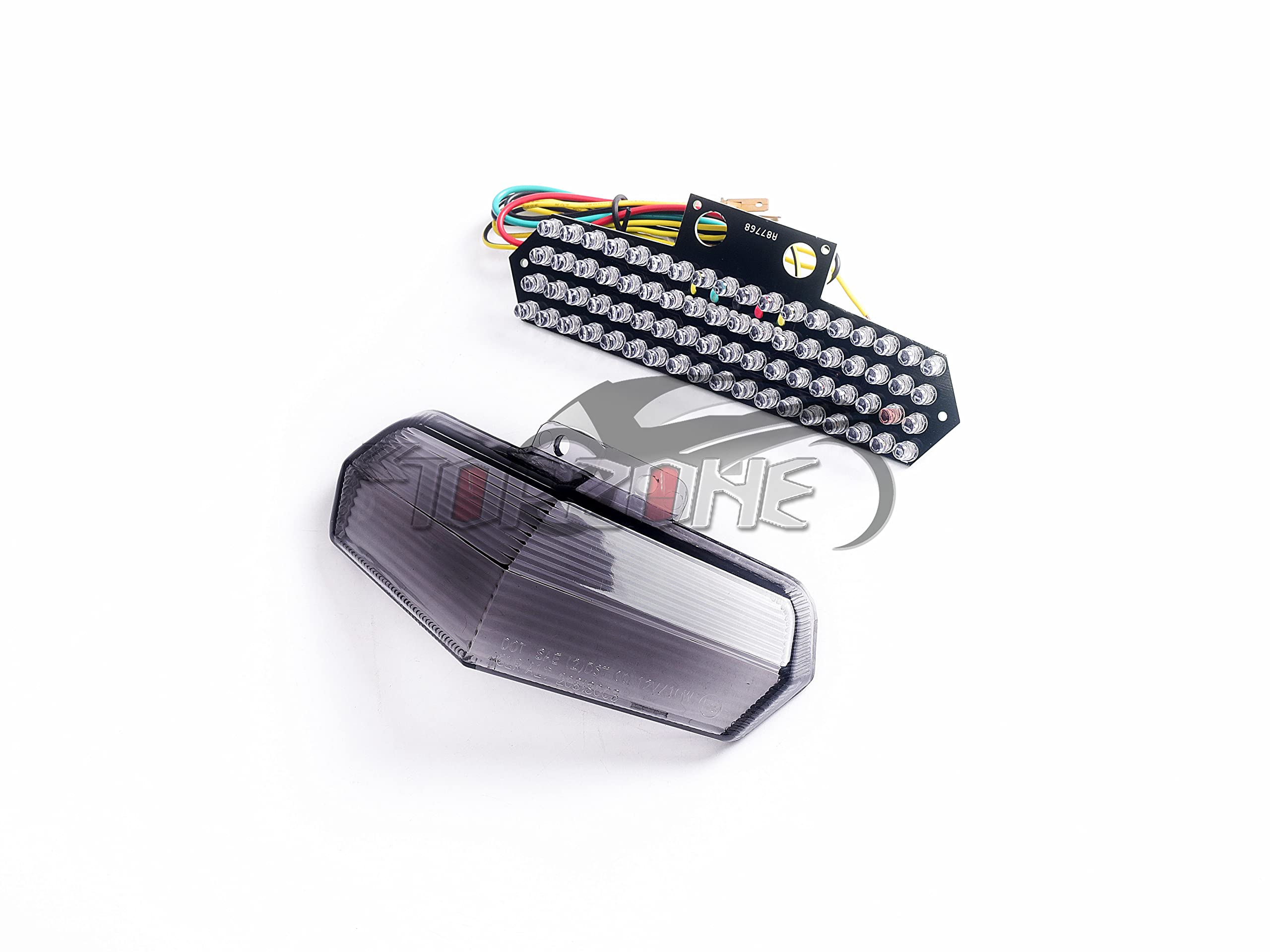 Fanale posteriore sequenziale a LED Fanale posteriore + indicatori di direzione Grigio Fit Ducati Superbike 999/S/R (2003-2007)