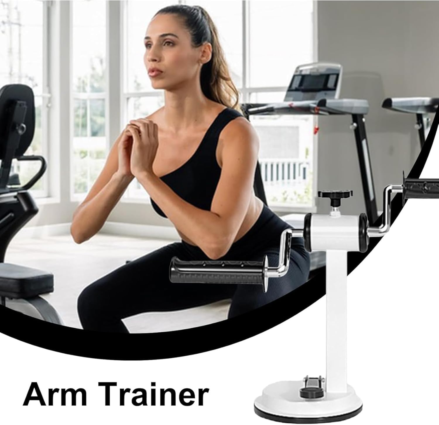 Upper Limb Rehabilitation Training Device, Wrist Elbow Joint Rehabilitation Trainer, Ergonomic Design 41x21.5cm, Adjustable Resistance, Comfortable Grip, for Strengthening Muscles