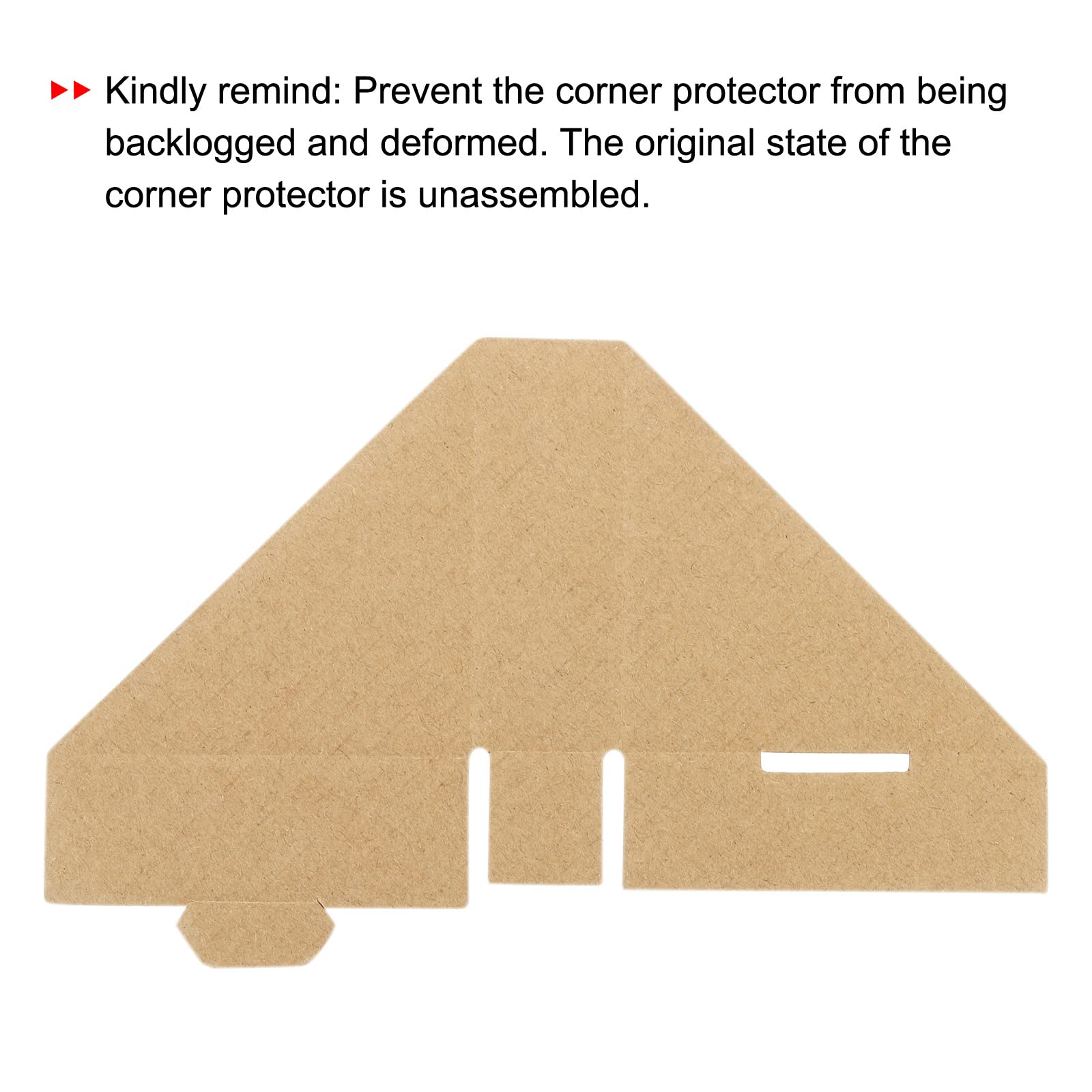 Protector de esquina de cartón ajustable 7x7x2.5 cm para embalaje envío paquete 60
