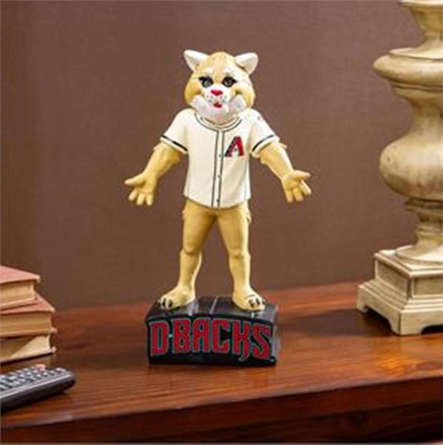 Arizona Diamondbacks Team Mascot Garden Statue, Hand Painted Resin, 12 Inch, Indoor Outdoor Decor, Officially Licensed