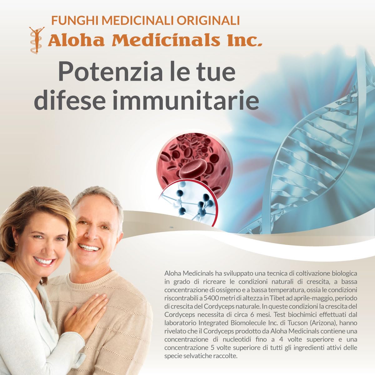 AVD REFORM | Aloha Cordyceps – Integratore a base di Cordyceps sinensis per energia, resistenza fisica e vitalità in caso di stress e affaticamento – 90 capsule – Prodotto in Italia