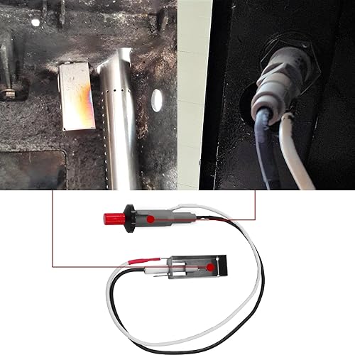 Miniatura 2 de MENSI Kit de repuesto para montaje de encendedor piezoeléctrico para Weber Grill Modelo 7510, Spirit E-210, Spirit 500700, Genesis E-310E-320,