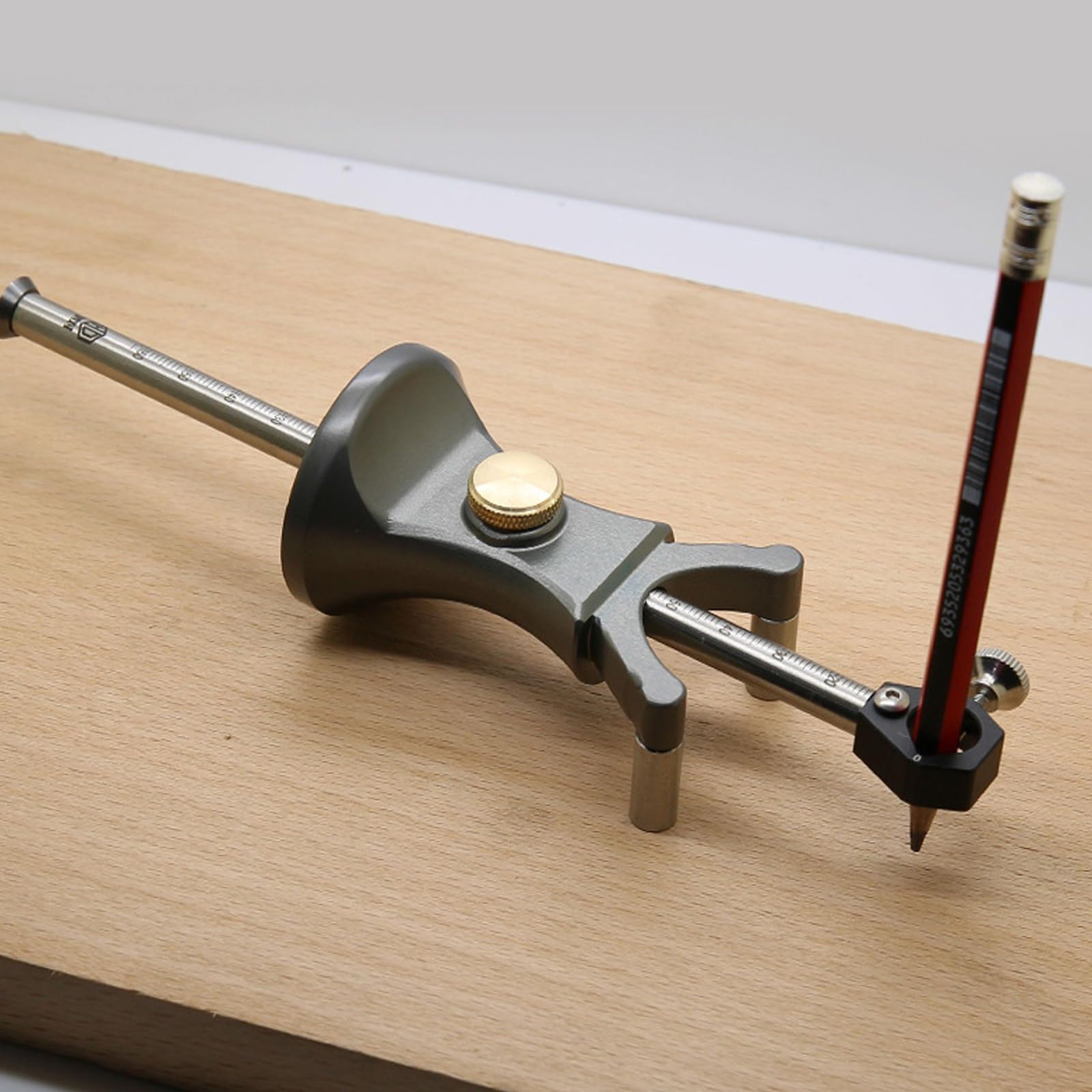 Medidor profesional de marcado de madera con diseño antivuelco para madera