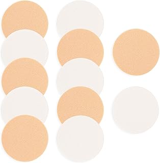12 esponjas redondas de maquillaje para base,...