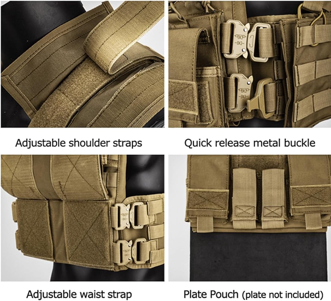 Amazon.com : YAKEDA Tactical Outdoor Training Vest - Molle Vest