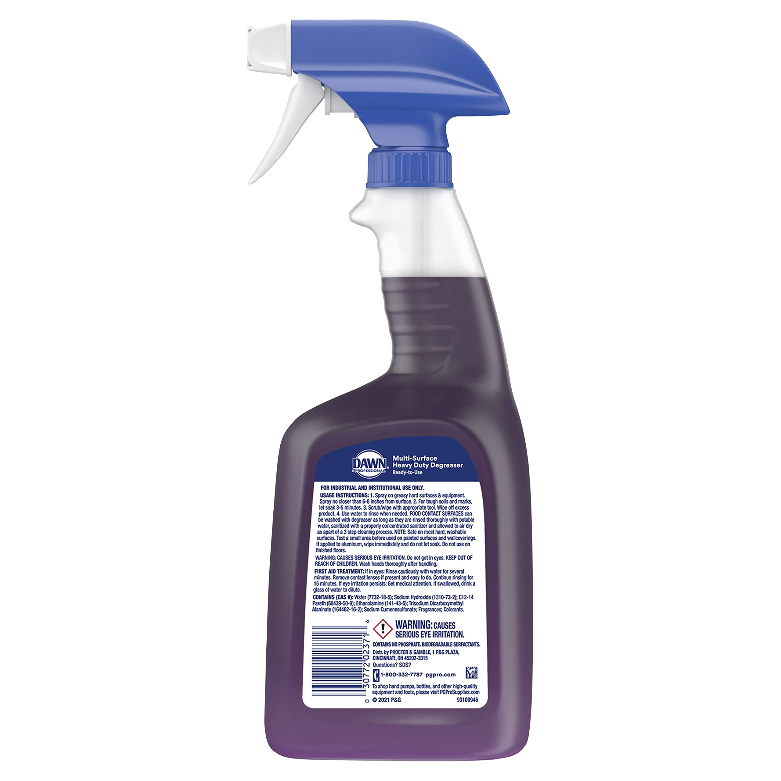 Dawn Professional Multi-Surface Heavy Duty Degreaser Spray, 32 fl oz (Case of 6), Ready to Use for Kitchen, Restaurants, Foodservice, and More