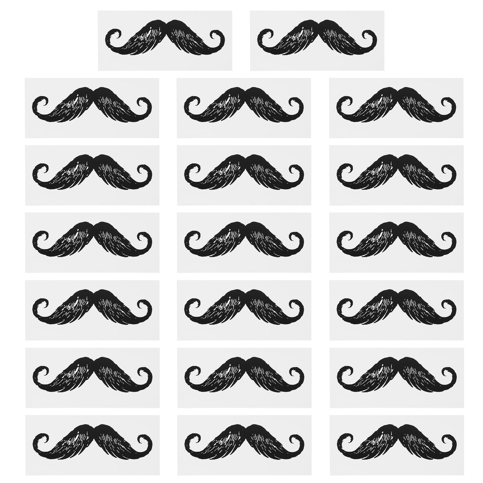 DOITOOL Nose Hair Removal Stickers Mustache Wax Protector for Facial Depilation 20 Beard Styling Stickers
