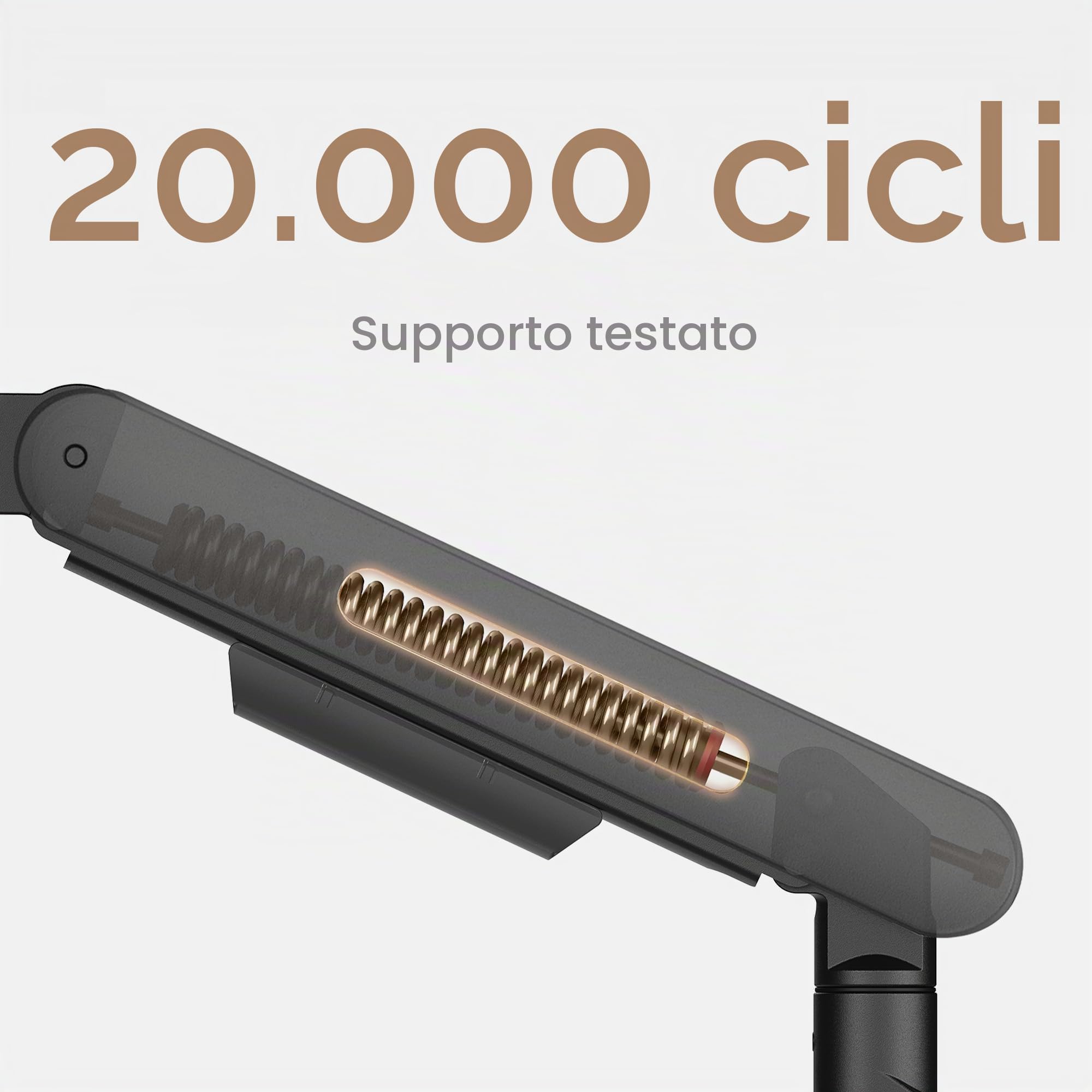 BenQ Ergo Arm BSL01 – Braccio per monitor, regolazione fluida, supporto da scrivania stabile, compatibile VESA (75×75, 100×100), supporta fino a 40" e 11 kg. Spessore scrivania 10~50 mm