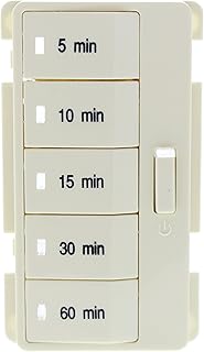 Cooper Wiring Devices PT1MK-A-P Face Plate Color Change Kit for Accell Timer (5,10,15,30,60), Almond