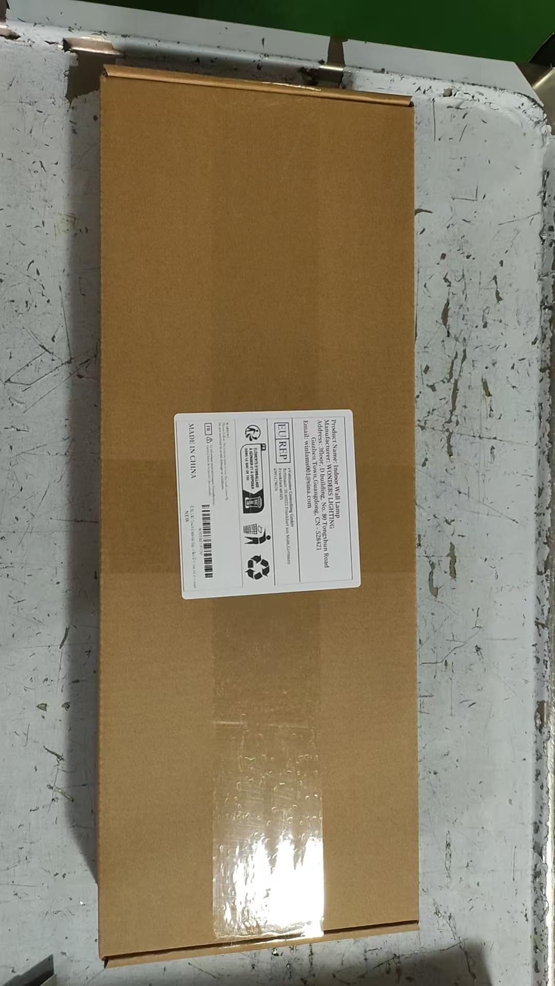 Touch Dimmer - Lampada da parete a LED, 43 cm, faretti da parete, lampade per specchio da bagno, illuminazione e illuminazione per bagno, decorazione interna