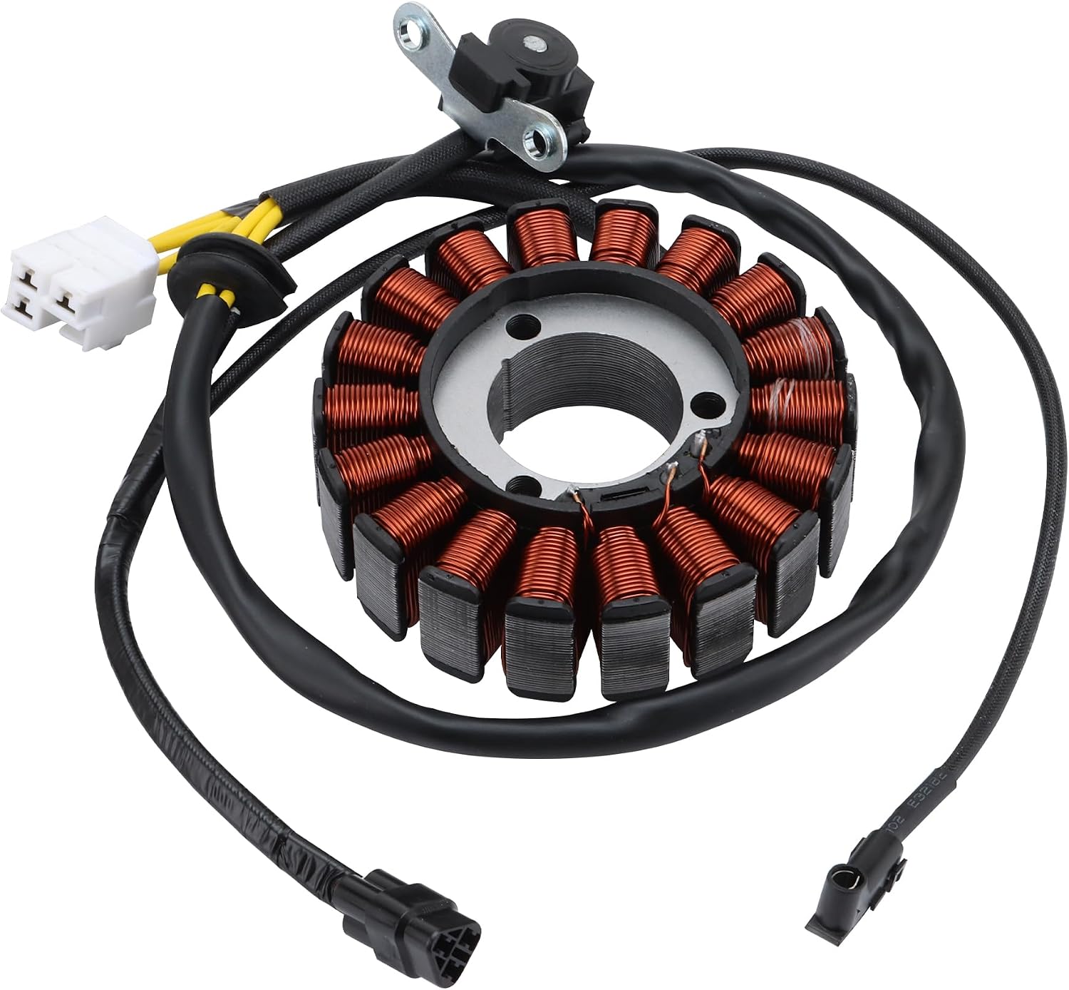 WOOSTAR 18 Coil 7 Wire Magneto Stator Replacement for BR250 Z250SL BX250 2015-2016 250SL ABS OEM 21003-0141
