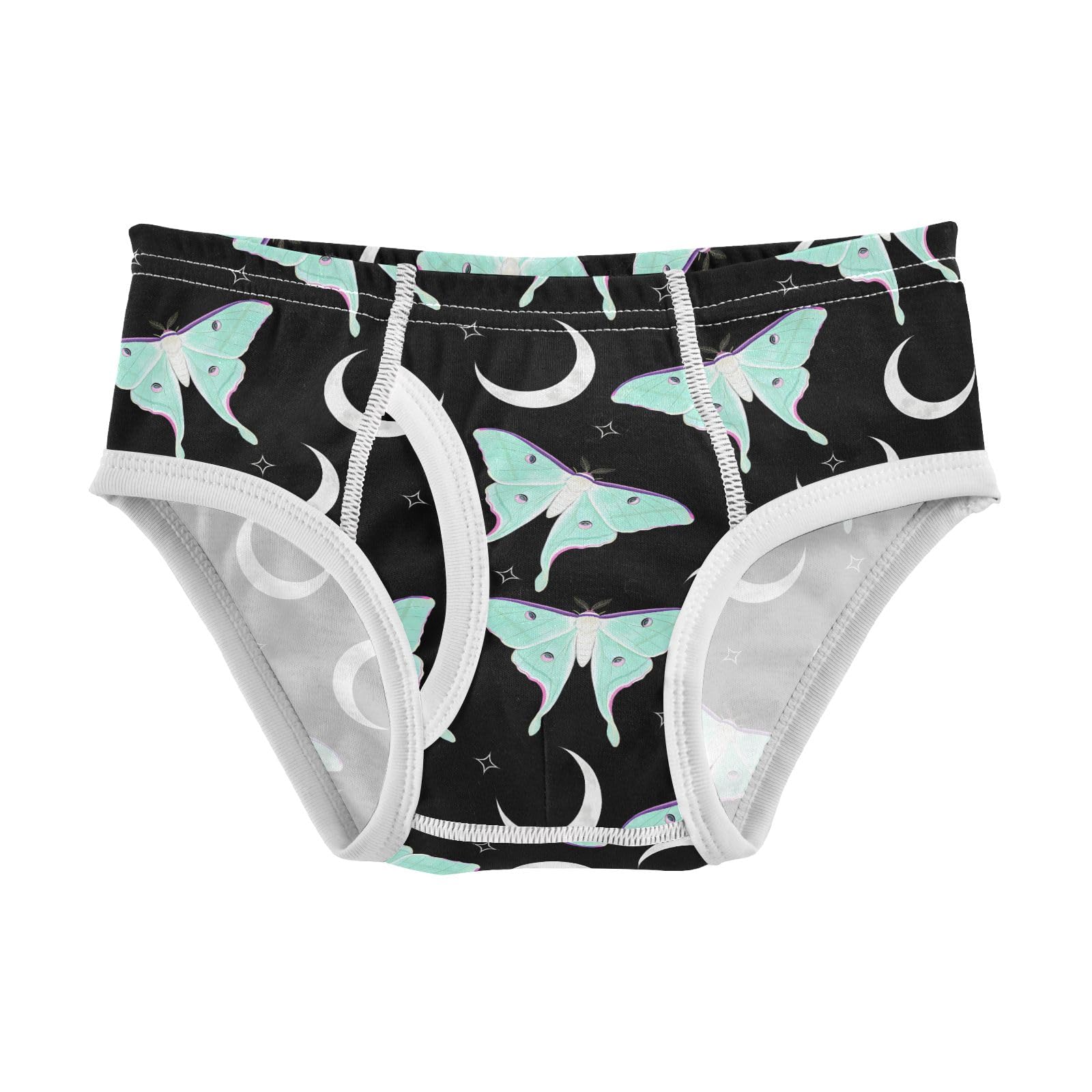 Boys Exclusive Briefs Toddler Underwear 95 Combed Cotton Boxerbriefs 2T Green Moth Moon