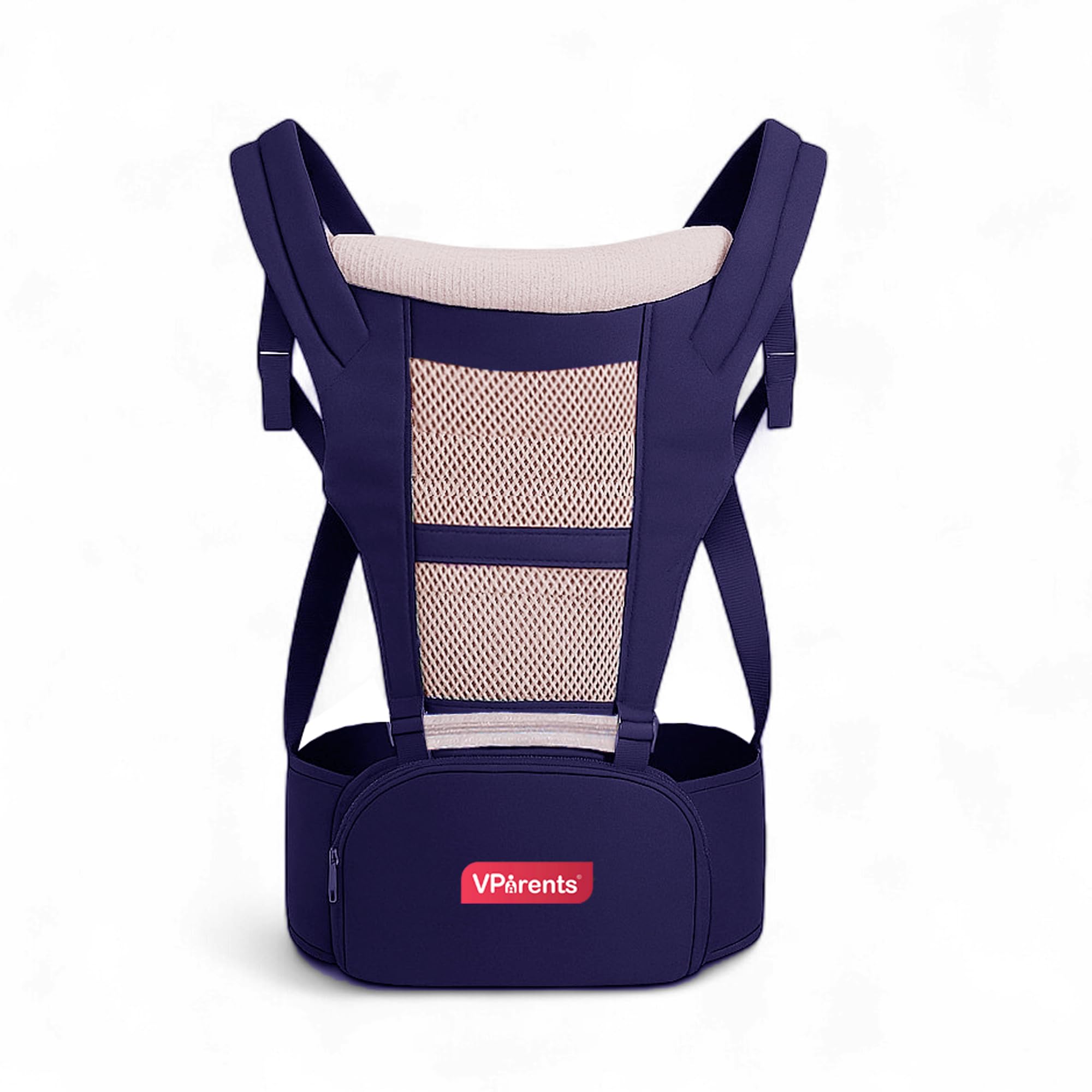 VParents Hip Seat Baby Carrier with 4 Carry Positions, Baby Carrier with Hip seat for 3 to 36 Months Baby, Adjustable New-Born to Toddler Carrier, Max Weight Up to 15 Kgs Royal (Blue)-image-35