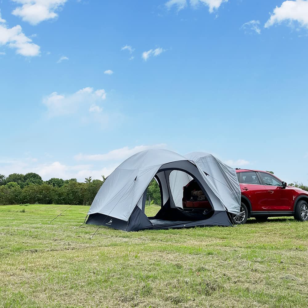 MC SUV Tent 10 foot x 10 foot x 6.9 foot Universal for SUV/CUV/Cars with Rainfly & 2 Doors for Camping Family Camping