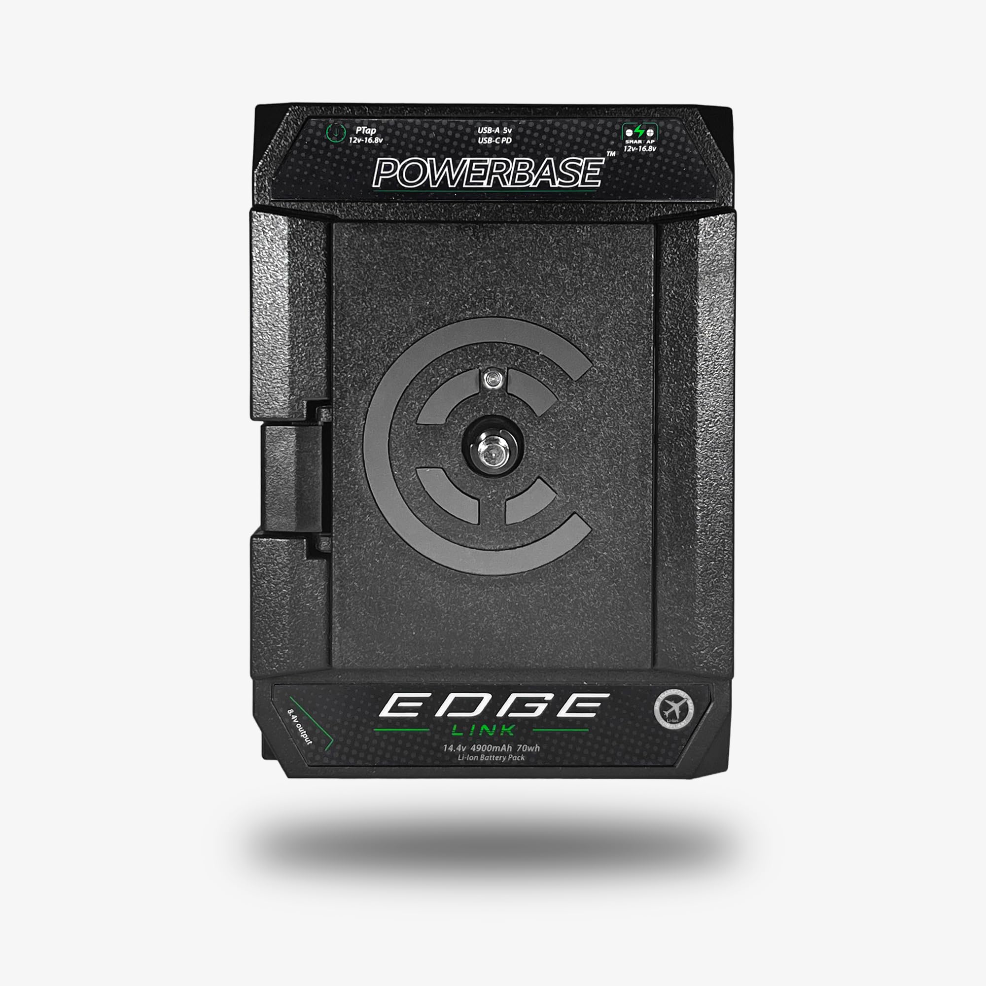 Core PowerBase Edge Link, 4700mAh 70Wh 14.8V with 2X D-TAP, USB-C PD, USB-A, LCD, Compatible with Camera, Camcorder, Monitor, Ideal for Filmmakers and