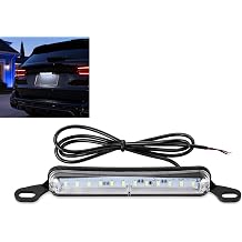 License Plate Light LED, 12V DC Xenon White Waterproof Replacement Assembly, Tag Lamp for Car Trailer Truck RV ATV UTV Boat 6000K