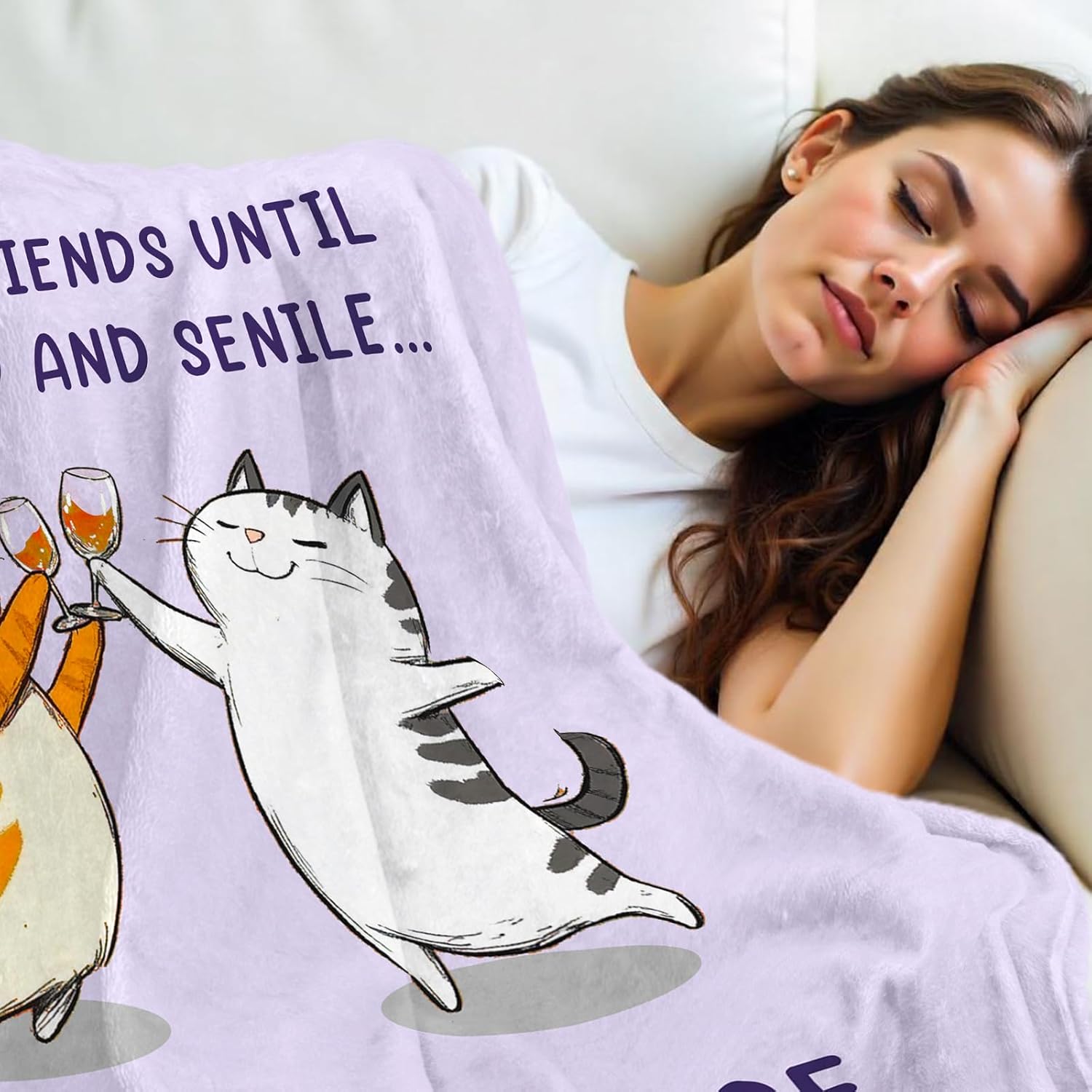 Best Friend Birthday Gifts for Women, Friendship Gifts for Women Friends, Graduation Christmas Birthday Gift for Best Friend Woman, Bestie, BFF, Soul Sister, Friendship Gift - Throw Blanket 60"x50" - Image 3