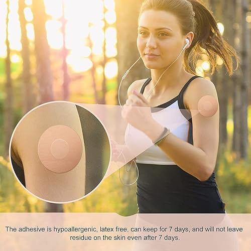 Miniatura 5 de Parches adhesivos para sensores, 30 piezas impermeables a prueba de sudor para libra de estilo libre, adhesivos para sensor CGM precortados, parche