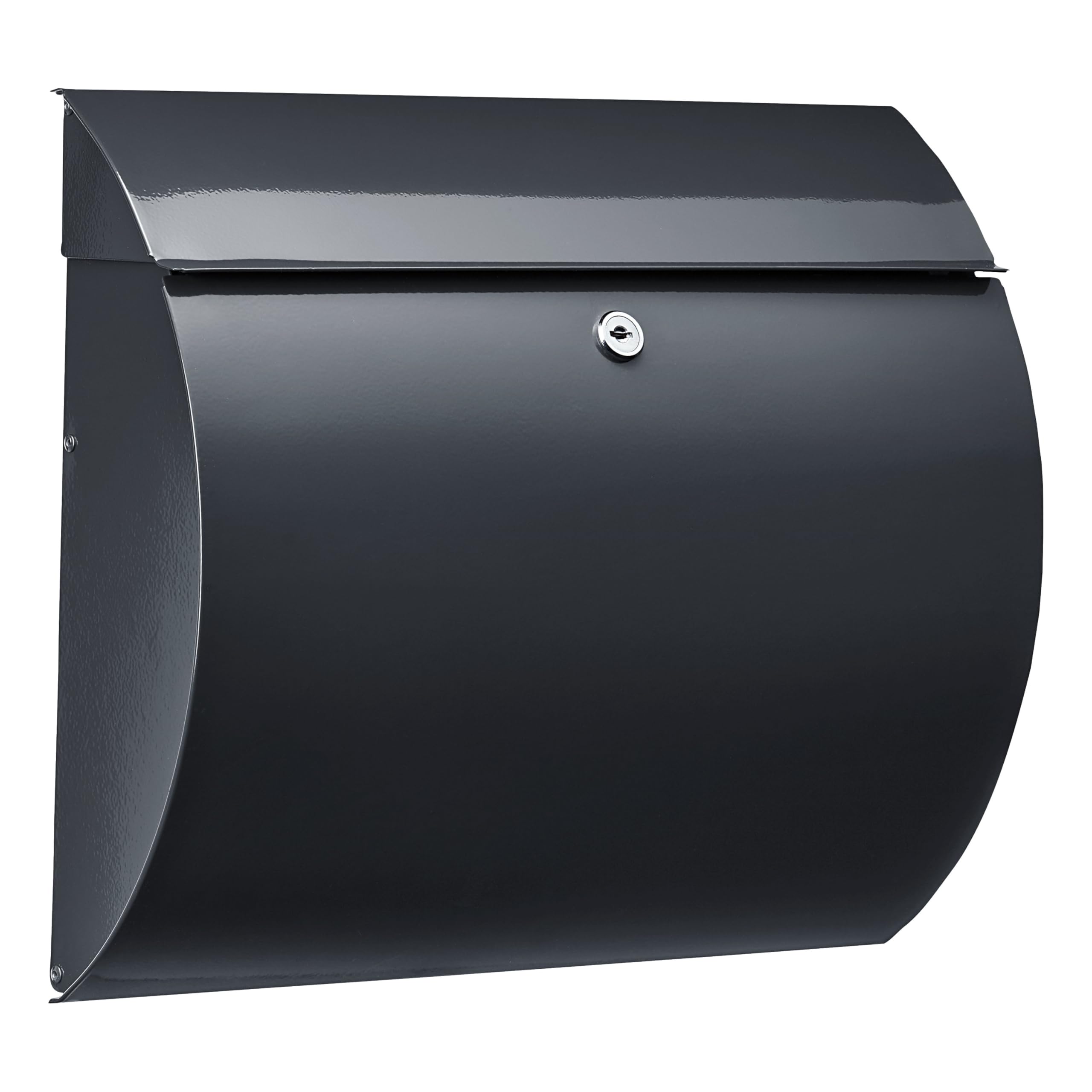 Burg Wächter Toscana Letterbox Galvanised Steel Anthracite Key
