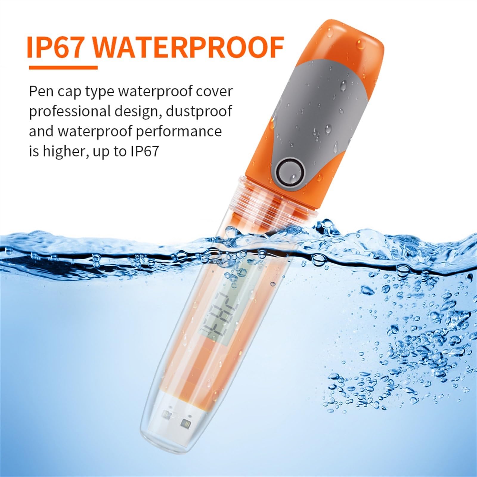Registrador de datos de temperatura y humedad USB RC-51H con grabación de 32000 puntos, Detector de temperatura RH reutilizable de gran capacidad