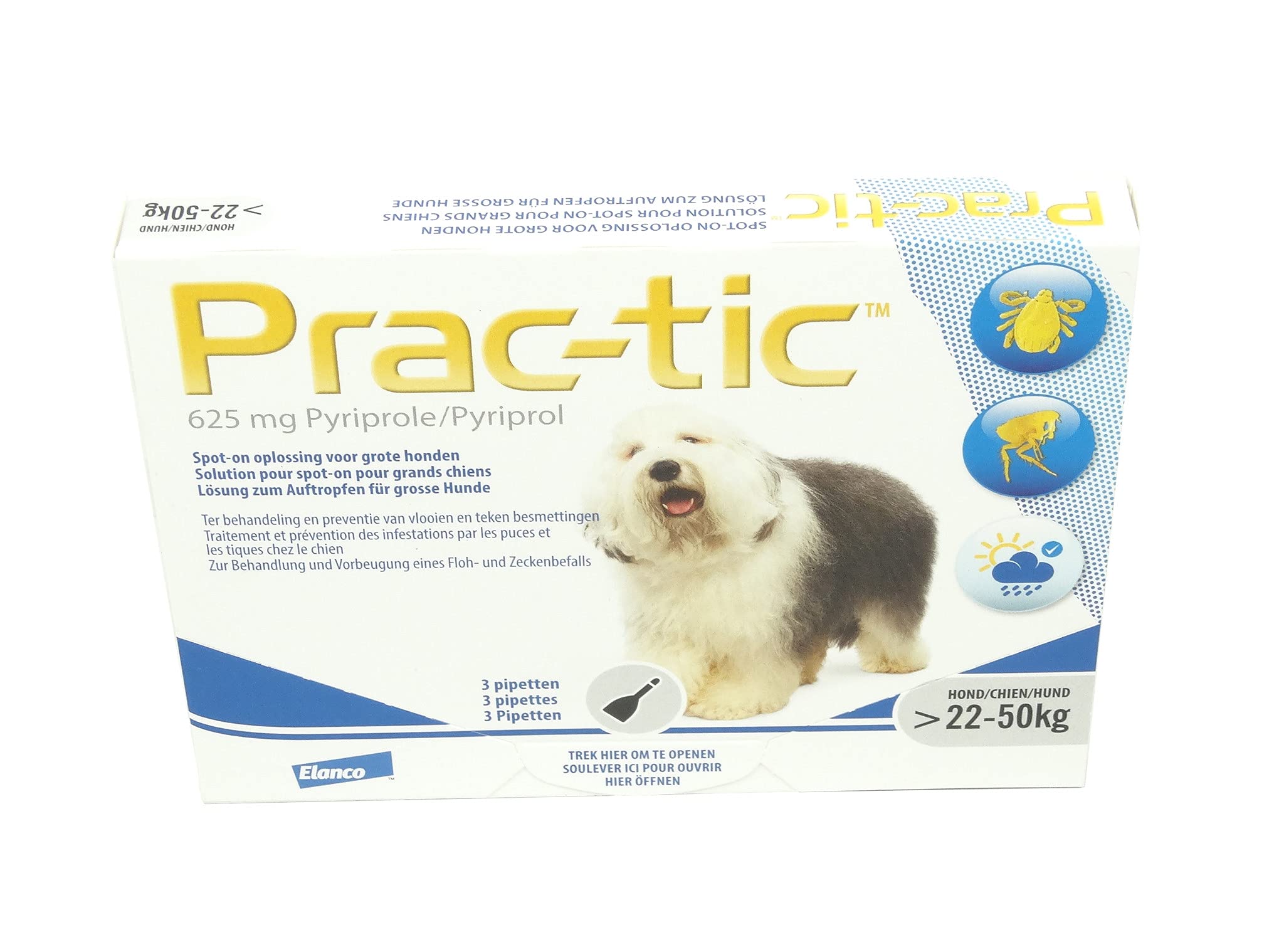 PRACTIC Prac-tic L - 22 kg à 50 kg - 3 pipettes