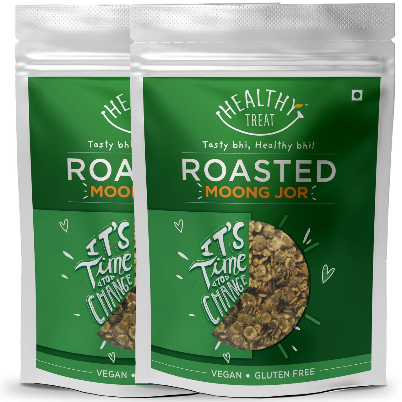 Healthy Treat Roasted Green Moong Jor 300 gm (Pack of 2, 150g each) | High Protein, Gluten Free, Vegan | Roasted Namkeen (B0CQT4DV5D) Amazon Price History, Amazon Price Tracker