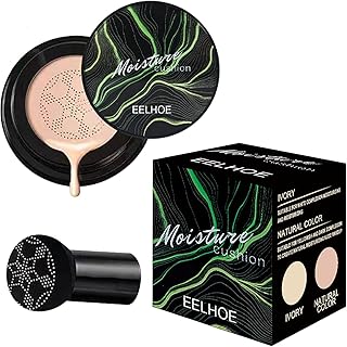 Cojín de aire de cabeza de champiñón, base de crema CC, maquillaje hidratante BB, corrector mate de larga duración (natural)