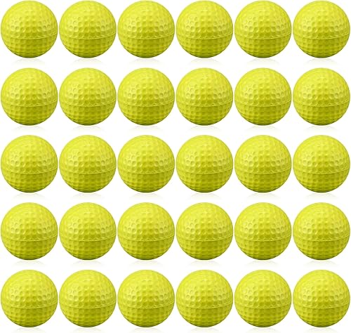 Miniatura 43 de 30 bolas de espuma para práctica de golf, bolas de espuma suave para práctica de golf, sensación realista y entrenamiento deportivo de vuelo