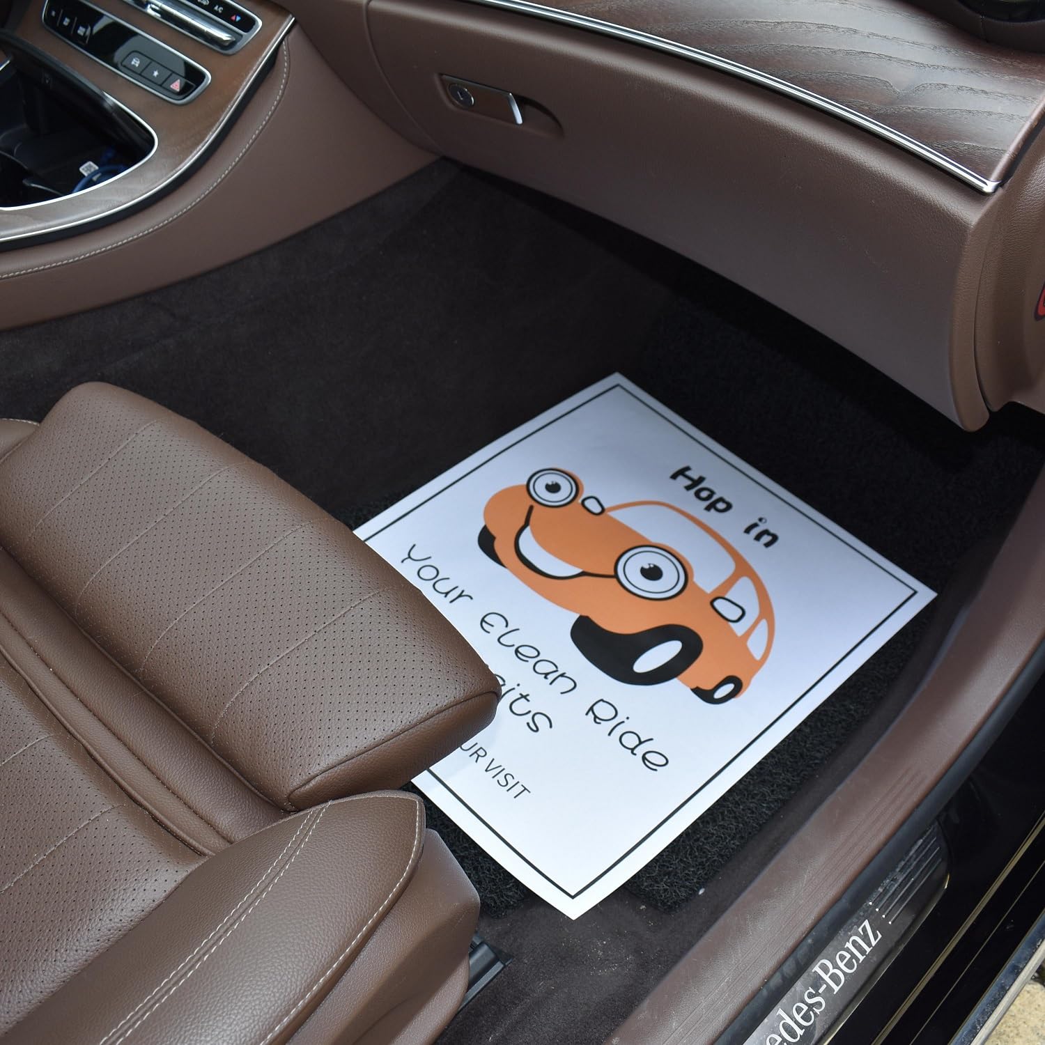 60 Paper Floor Mats for Cars Detail - Disposable Floor Mats - Car Floor Mat Protector Carpet Protector — view 7