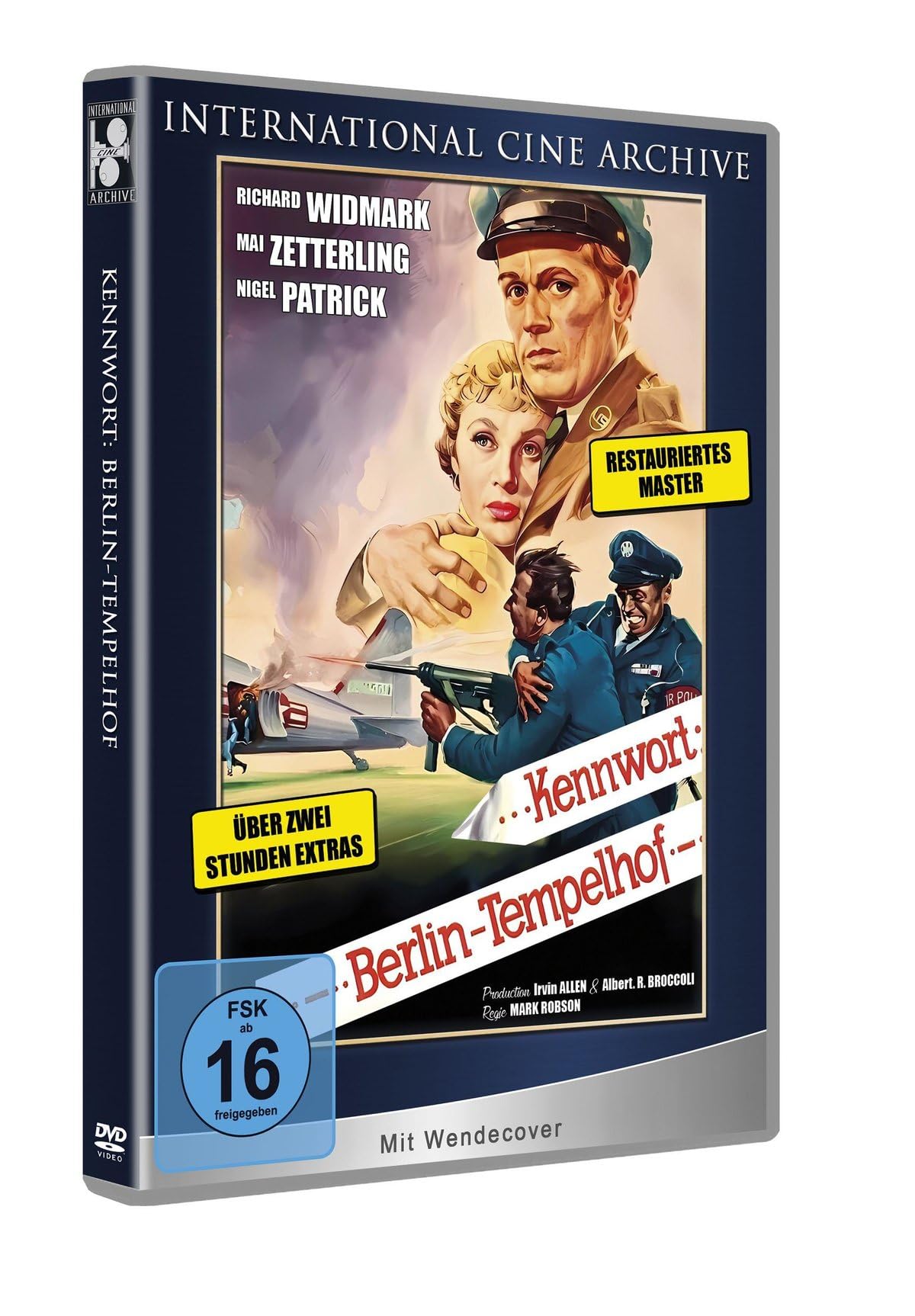 Kennwort Berlin-Tempelhof película DVD de Richard Widmark para amantes del cine clásico descatalogado