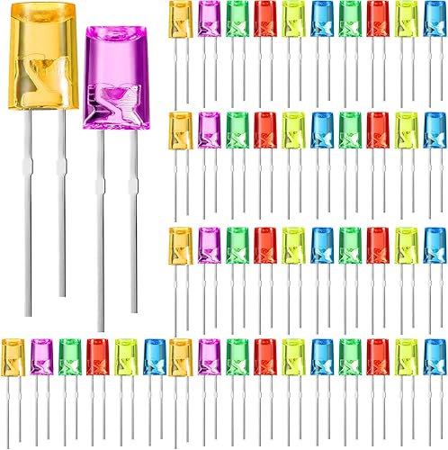 Honoson 60 luces LED de 0.118 pulgadas de repuesto para Navidad, bombillas LED de bajo consumo para exteriores, bombillas LED conectables para