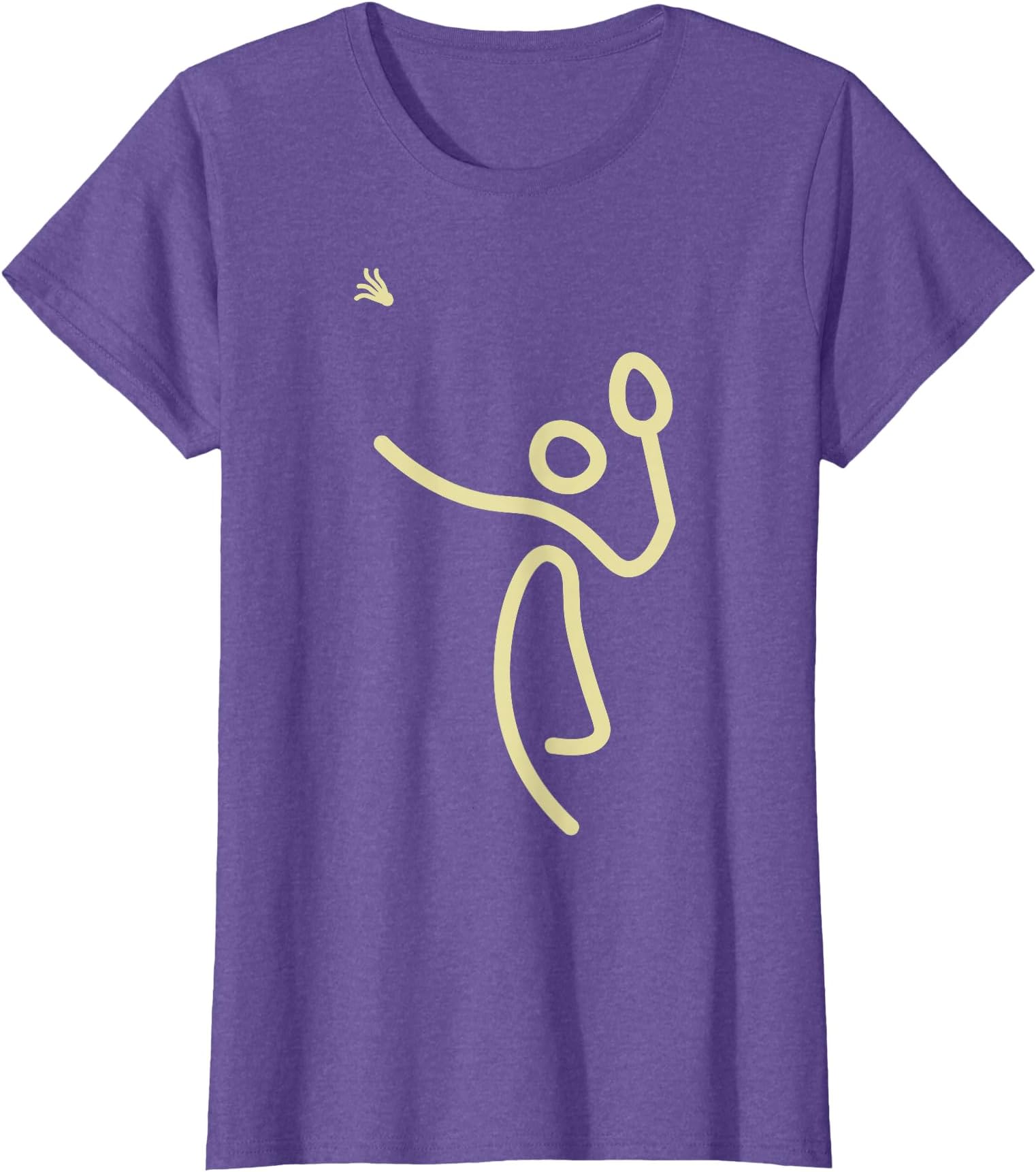 Badminton Stick Man – Shuttlecock Gift Idea T-Shirt