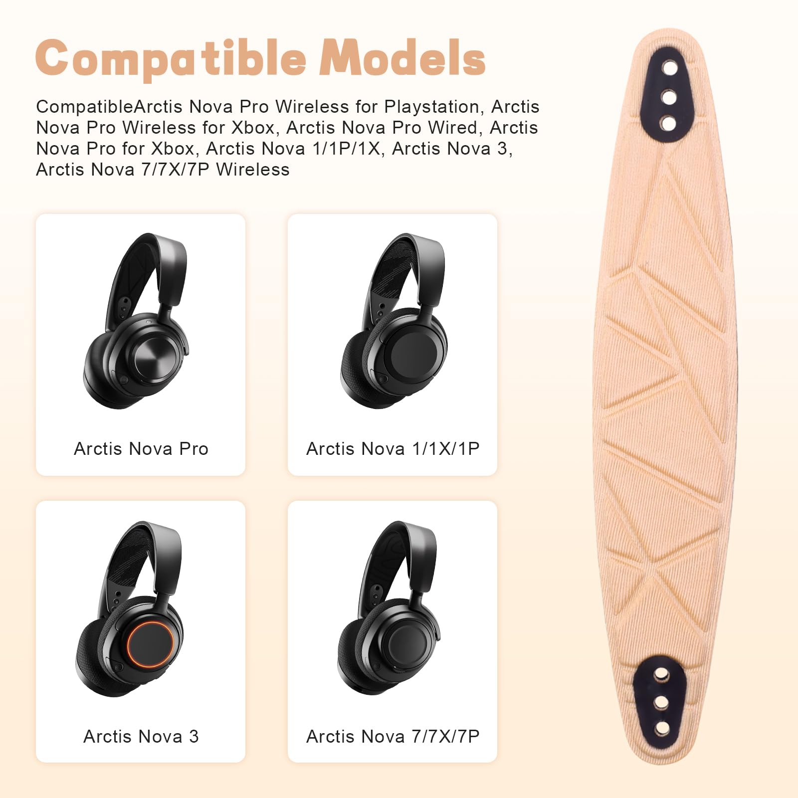 Amazon.com: Arctis Nova Pro Headband, Replacement Arctis Nova 7