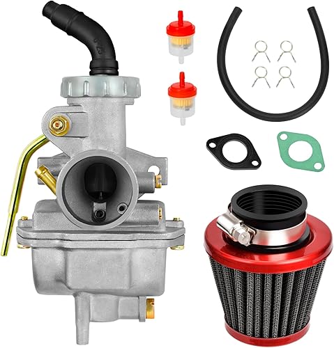 HIAORS Carburador PZ20 con junta de filtro de combustible de aire para refrigerador de 125 cc Kazuma Baja 50 cc 90 cc 110 cc TaoTao 110B NST SunL