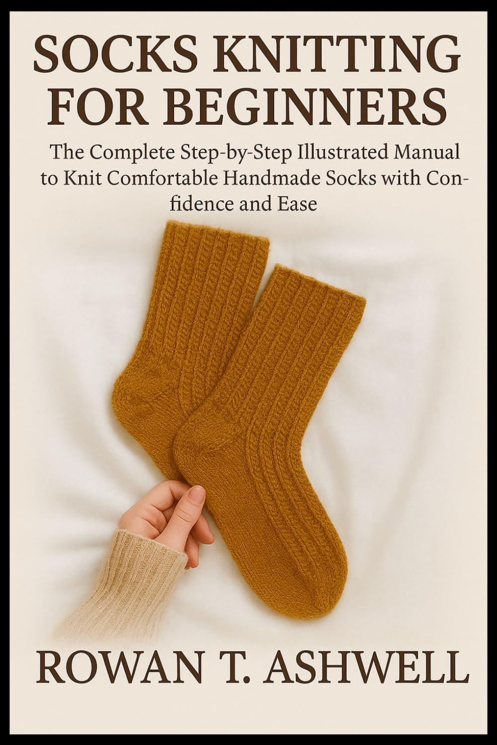 SOCKS KNITTING FOR BEGINNERS: The complete Step-by-Step Illustrated manual to Knit Comfortable Handmade Socks with Confidence and Ease