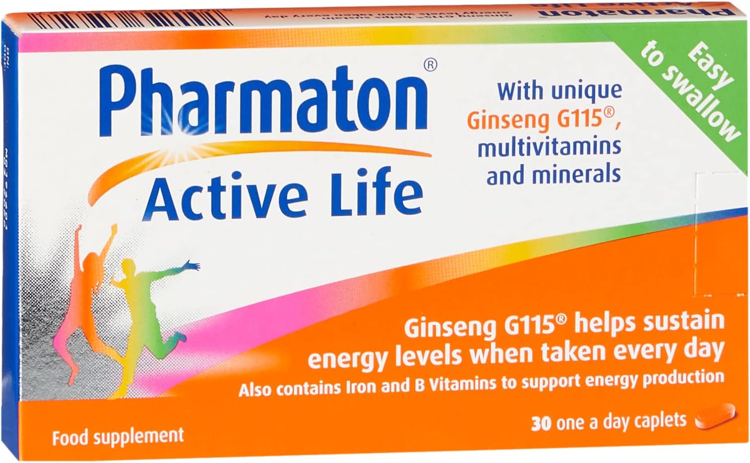 Pharmaton Active Life' Food Supplement 30 Caplets