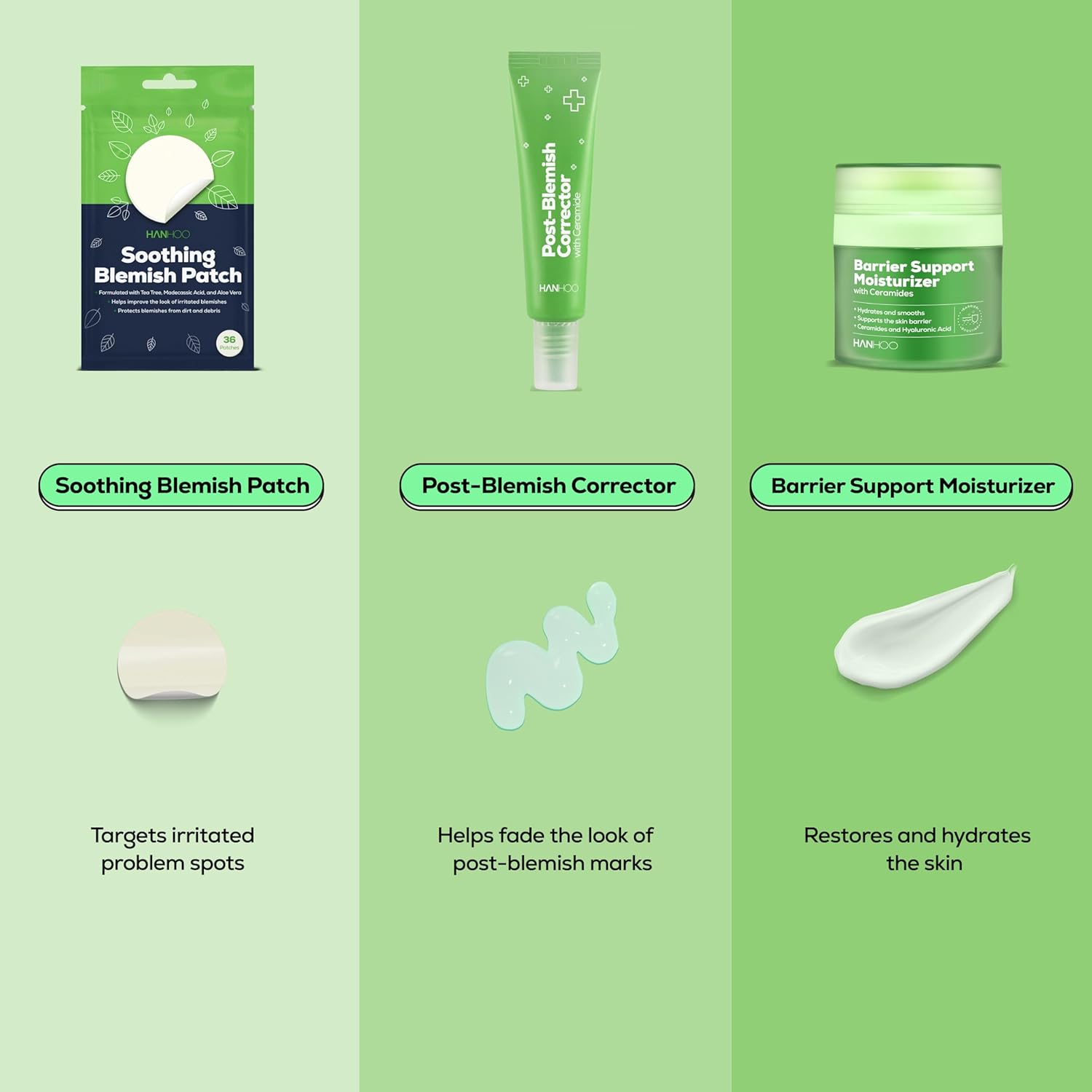 HANHOO Barrier Support Moisturizer with Ceramides, 1.7 Fl. Oz., Face Moisturizer with Ceramides and Hyaluronic Acid, Soothes Skin Barrier, Gel-Cream Moisturizer, For Acne-Prone Skin - Image 6