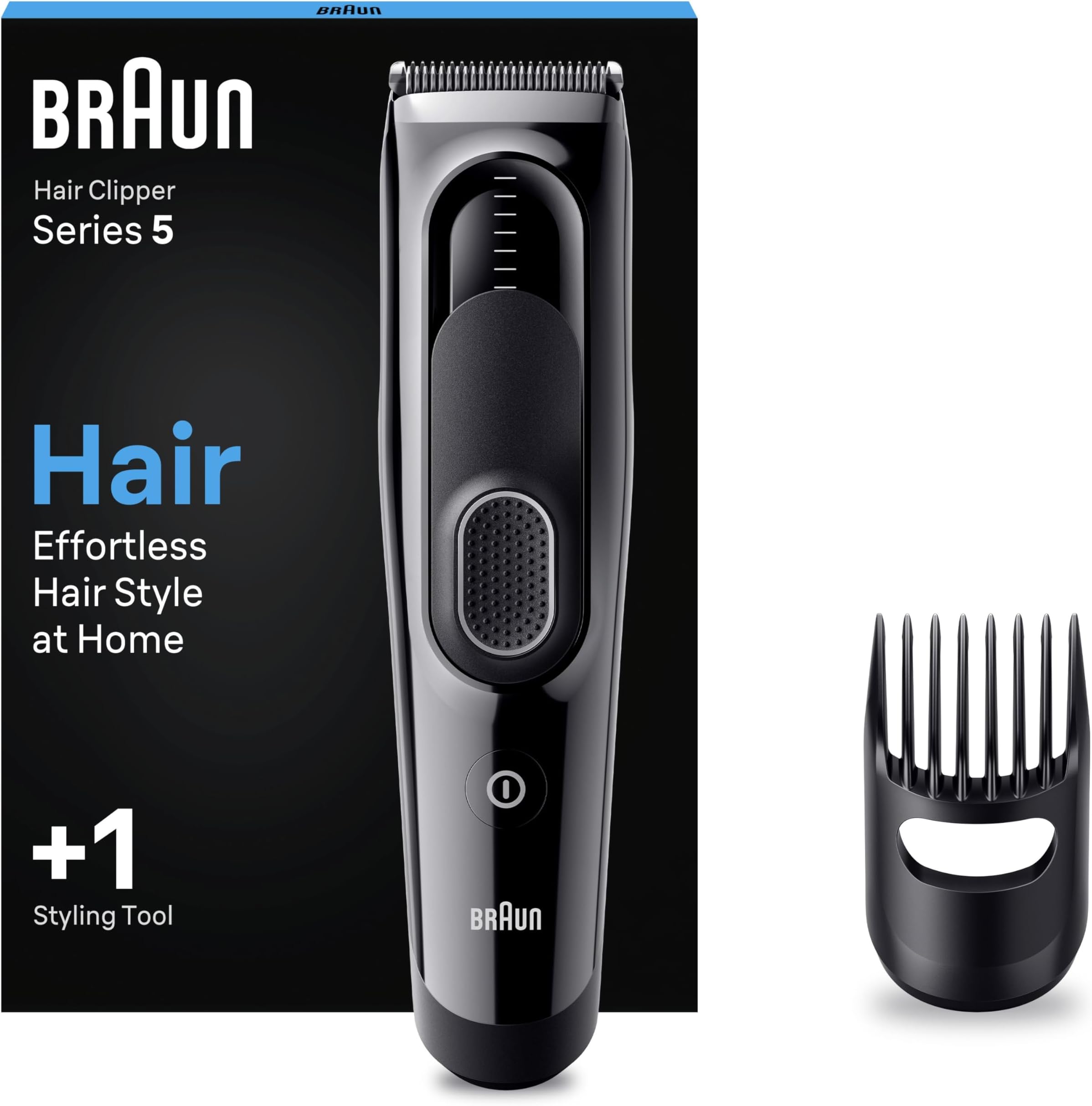 Hair Clipper Series 5 HC5310, Men's Hair Clipper with 9 Length Settings