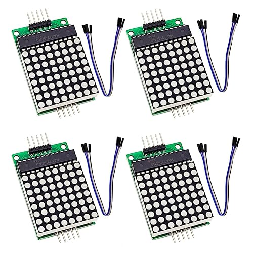 Kit de bricolaje LED de módulo de visualización de matriz de puntos (módulo de pantalla 8x8-línea de 5 pines)