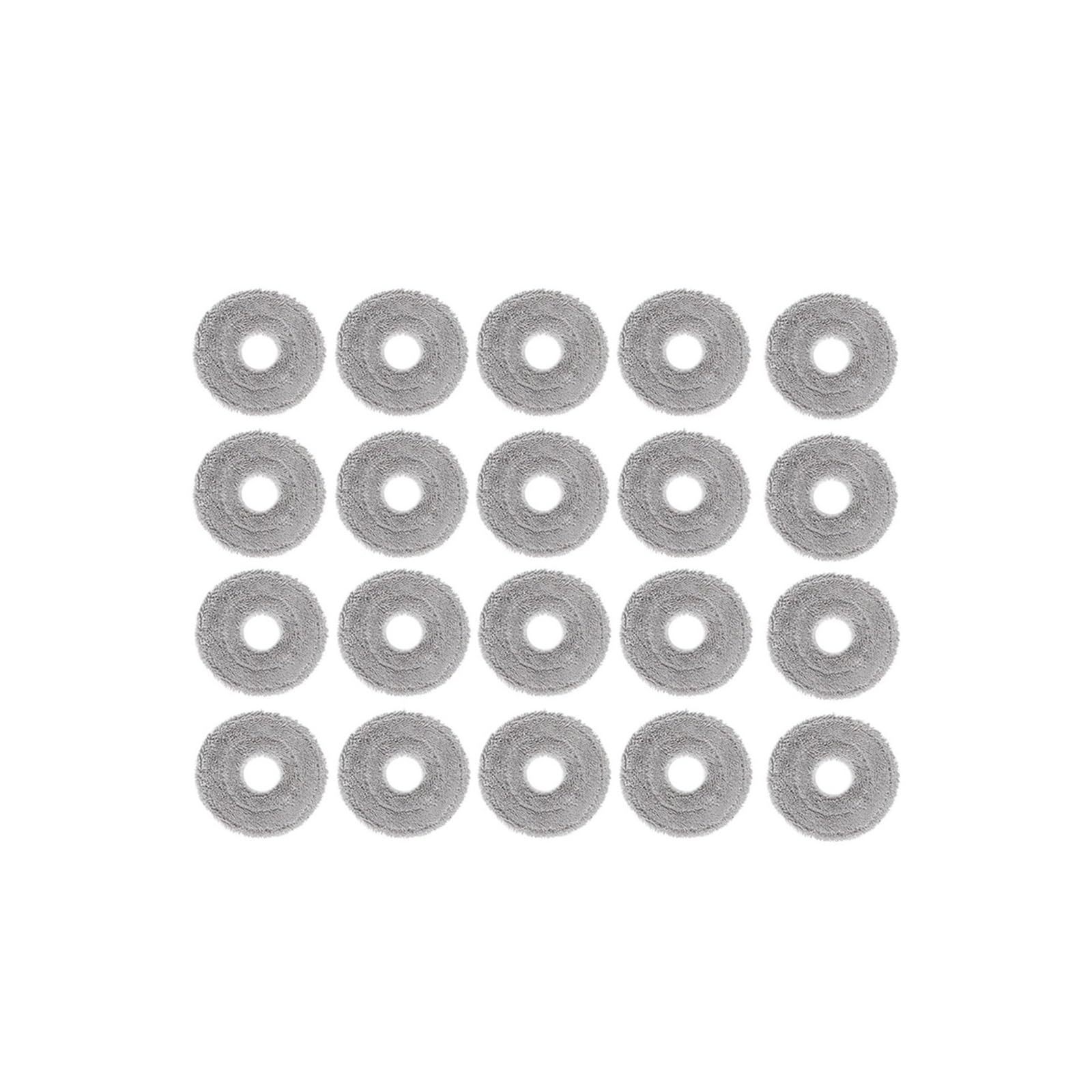 GENTERUN Rag Mopping Pads Accessories，compatible For Xiaomi ，5/5C/5 Pro/OV31GL/OV42CN/OV31GL Robot Vacuum Parts Mop Cloth,vacuum Mop Pads(20pcs)