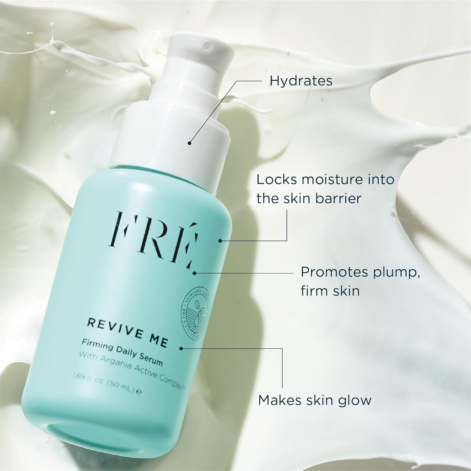 FRÉ Niacinamide Face Serum – Daily firming + plumping serum, Contains niacinamide + hyaluronic acid + Argania Active Complex™, Vegan, cruelty-free, hypoallergenic - Image 4