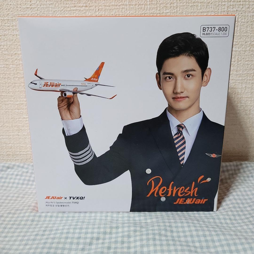 東方神起 - チェジュ航空 東方神起 チャンミン 模型飛行機 限定！】東方神起×チェジュ航空 限定300体飛行機模型