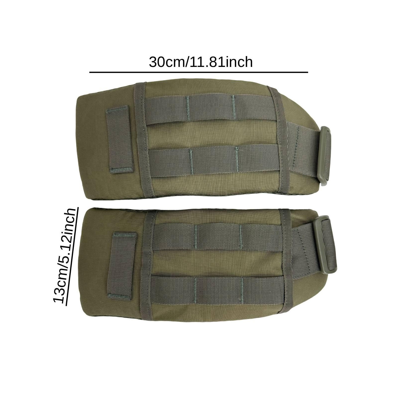 Qianly Confezione Da 2 Cuscinetti Sportivi per Fianchi, Rimovibili, Facili Da Installare, Accessorio Staccabile per Escursionismo All'aperto, Cintura per