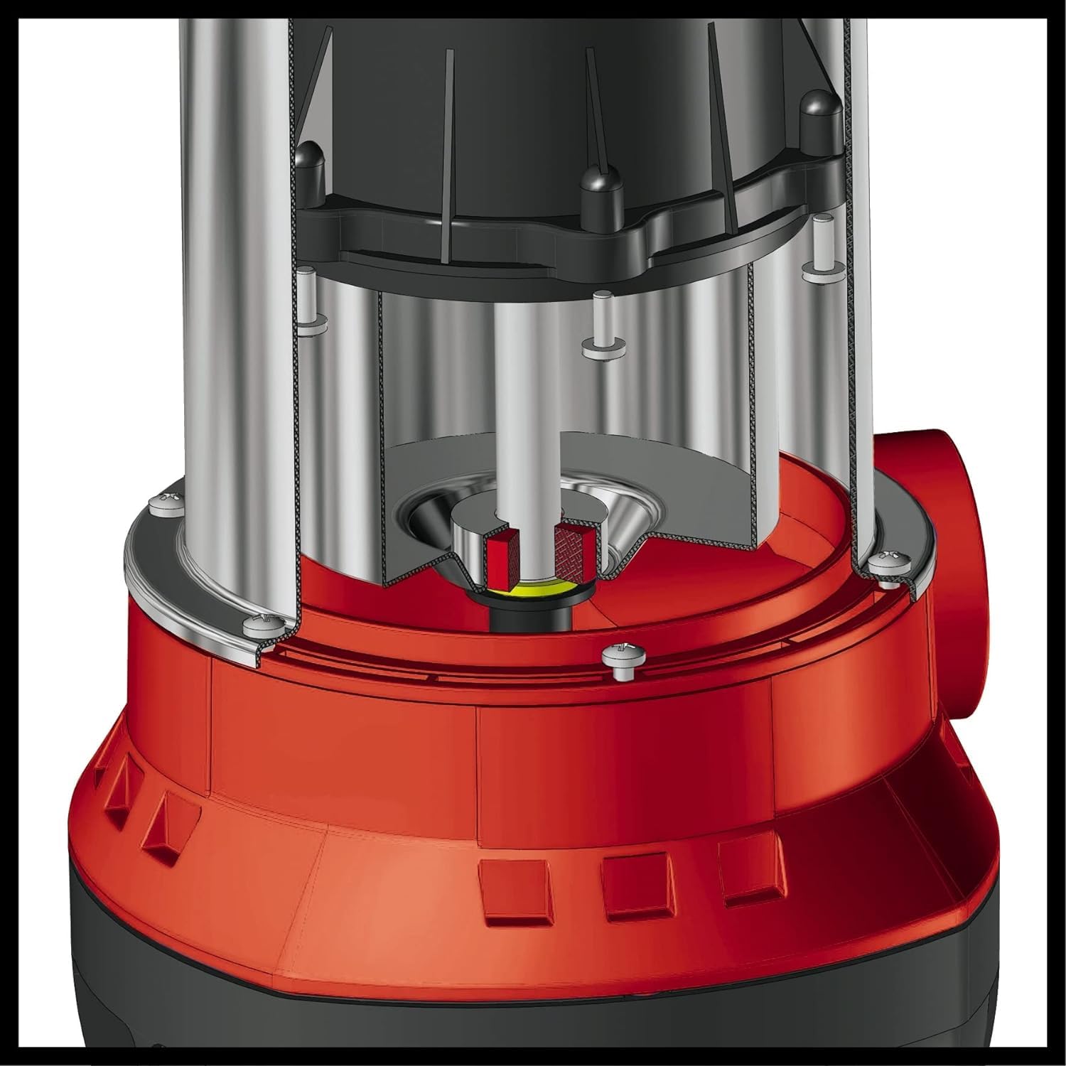 Einhell Schmutzwasserpumpe GC-DP 7035 LL (700 W, flachabsaugend bis 1 mm, Fördermenge 16.000 L/h, 0,8 bar, Eintauchtiefe 7 m, verstellbar für Schmutz- & Klarwasser)