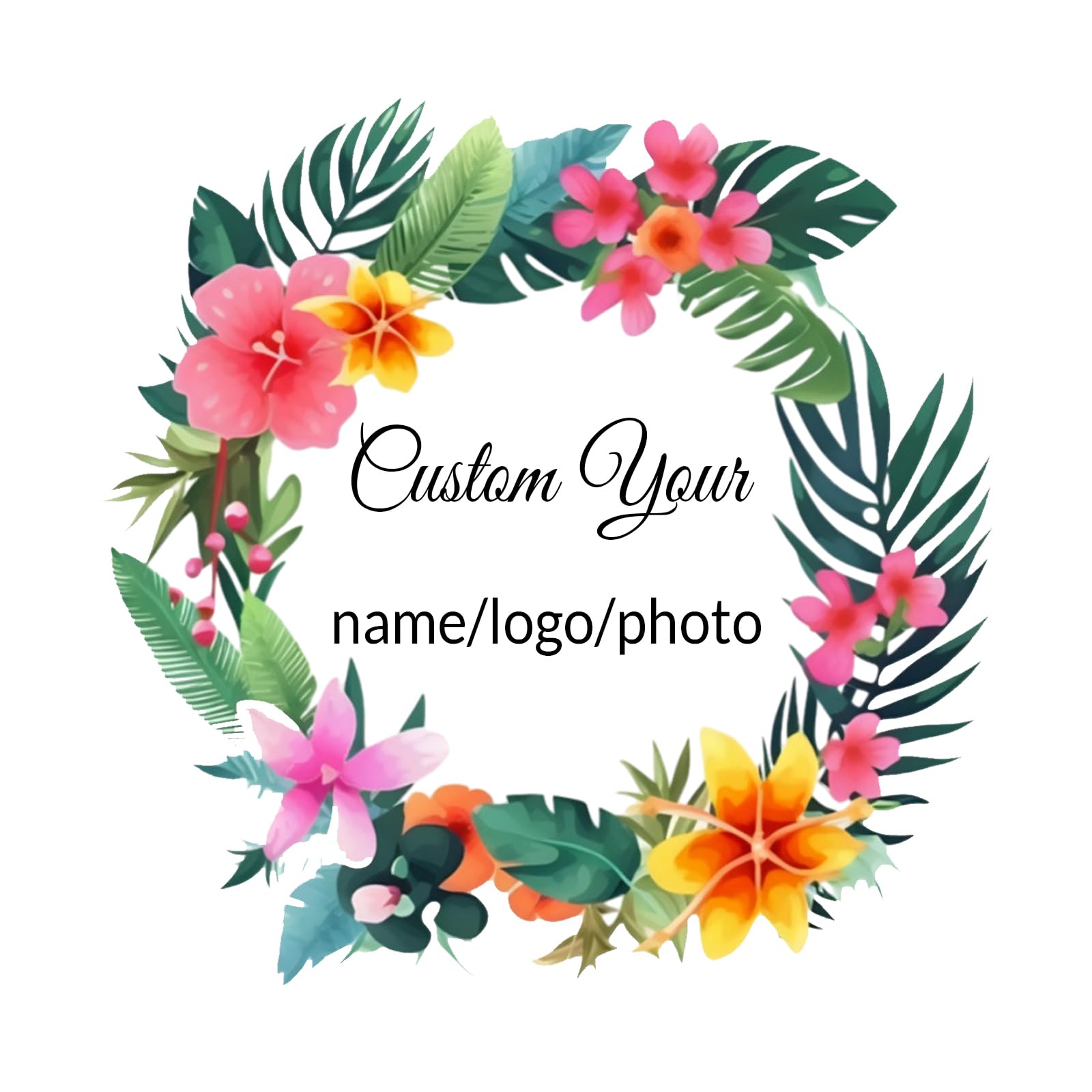 Made in USA Personalized Custom Round Stickers Labels Customized Waterproof Sticker for Party Birthday Wedding Favors Baby Shower Bridal Handmade